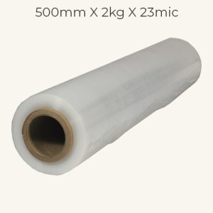 PALLET STRETCH FILM (500MM X 2KG X23MIC) 缠绕圈纸 2kg